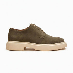The Oliva Handcrafted Suede Leather Derby for Men