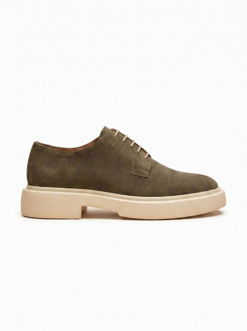 The Umbria Oliva Suede Derby