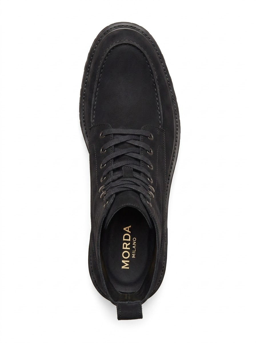 The Dolomite Nero Moc-Toe Boot