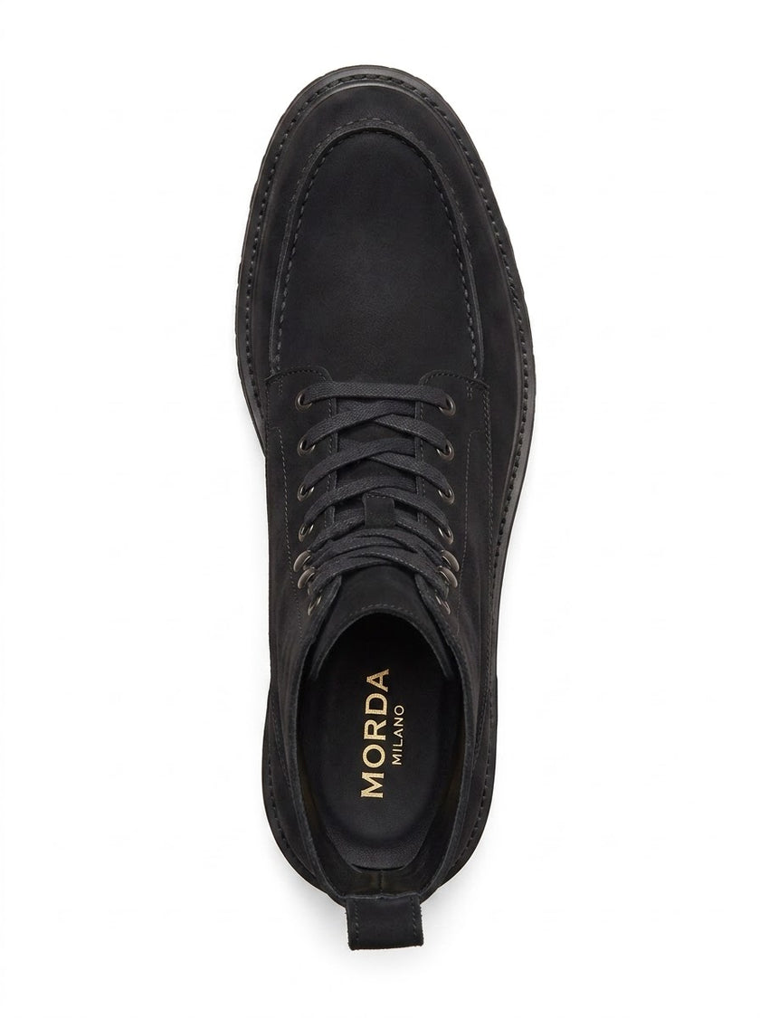 The Dolomite Nero Moc-Toe Boot