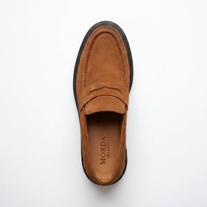 The Sabbia Handcrafted Suede leather Chunky Loafer for Men