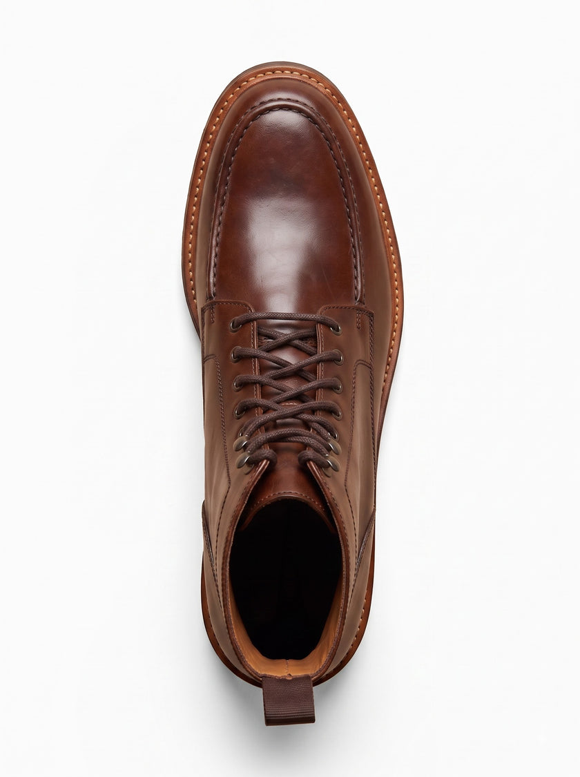 The Dolomiti Cognac Lace-Up Boot