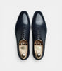The Siena Oxfords Lace ups - Handcrafted Blue Leather Wingtip Oxfords for Men
