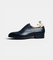The Siena Oxfords Lace ups - Handcrafted Blue Leather Wingtip Oxfords for Men