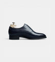 The Siena Oxfords Lace ups - Handcrafted Blue Leather Wingtip Oxfords for Men