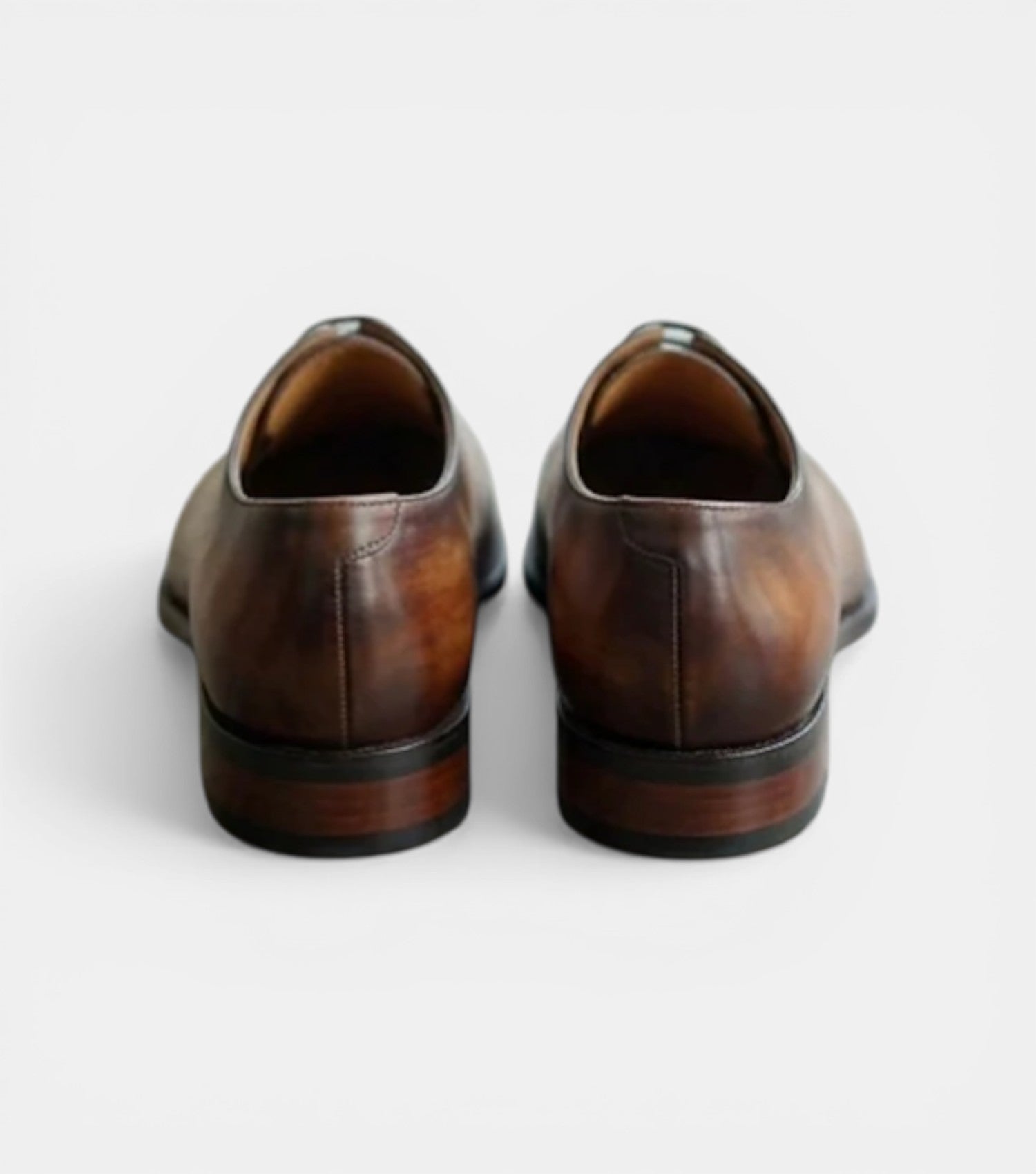 The Sicily Oxfords Lace ups - Handcrafted Brown Leather Wholecut Medallion Oxfords for men