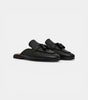 The Apulia Slip Ons - Handcrafted Black Tassel Leather Mules for Men