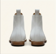The Tivoli Chelsea Boots - White Leather Chelsea Boots for men