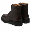 The Matera Laced up Boots - Premium Brown Leather Lace-Up Boots for Men