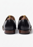 The Padua Peshawri - Black and green woven leather peshawris for men