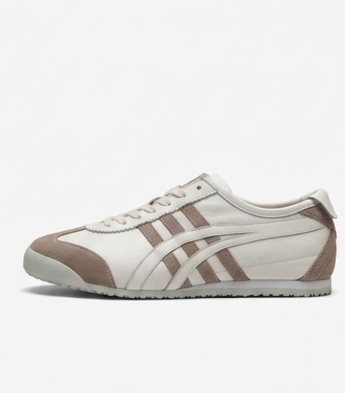 The Fano Sneakers - Handcrafted white Leather & Suede Panelled Sneakers for Men