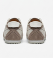 The Fano Sneakers - Handcrafted white Leather & Suede Panelled Sneakers for Men