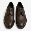 The Treviso Derby Lace ups - Handcrafted Navy Blue Leather Derby Shoes for Men