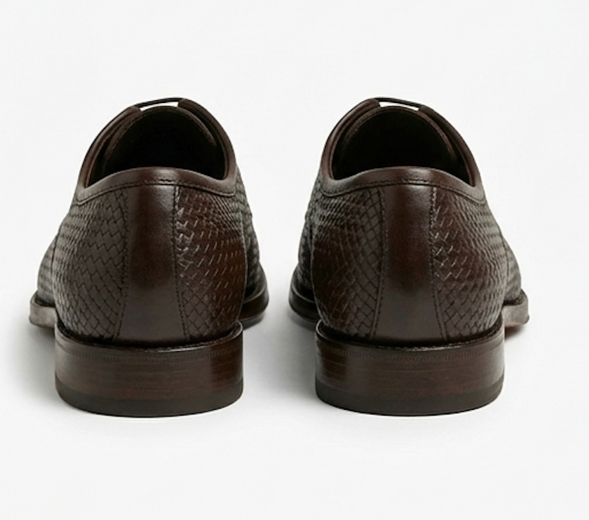 The Treviso Derby Lace ups - Handcrafted Navy Blue Leather Derby Shoes for Men