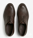 The Treviso Derby Lace ups - Handcrafted Navy Blue Leather Derby Shoes for Men