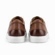 The Campania Sneakers - Handcrafted Brown Leather Sneakers for Men - MORDA MILANO