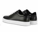 The Lecce Sneakers - Handcrafted Black Leather Sneakers for Men