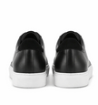 The Lecce Sneakers - Handcrafted Black Leather Sneakers for Men