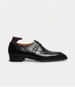 The Naples Single Monk Straps - Handcrafted Cognac Brown Leather Single Monk Strap Shoes for men