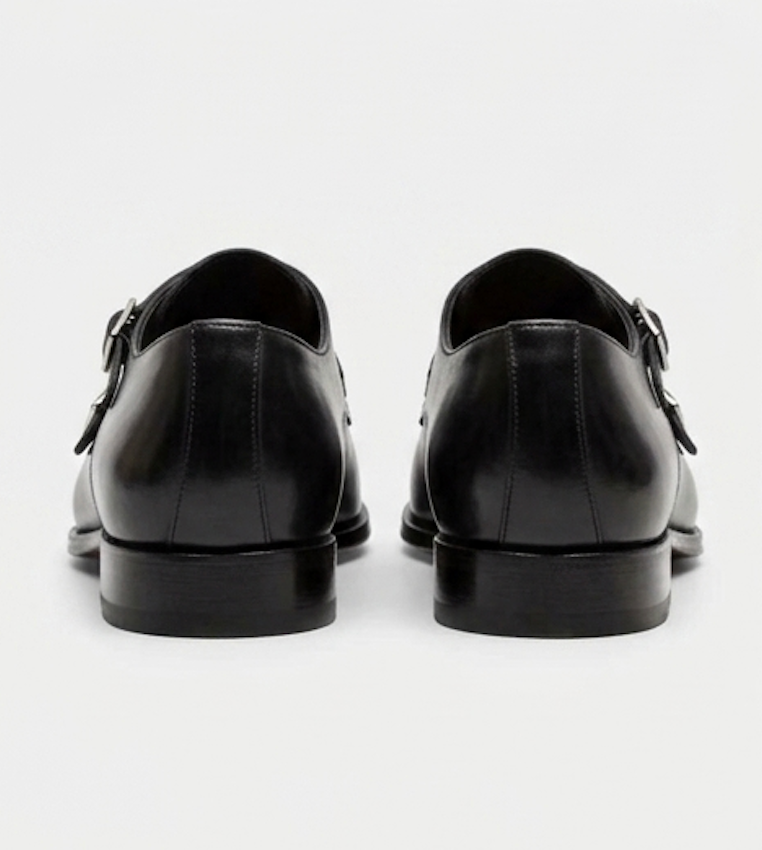 The Venice Double Monk Straps - Hand-Painted Honey Tan Leather Double Monk Strap Shoes for men