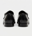 The Venice Double Monk Straps - Hand-Painted Honey Tan Leather Double Monk Strap Shoes for men
