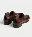 The Foggia Single Monk Straps - Handcrafted Deep Blue Leather Single Monk Straps for men