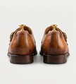 The Catania Double Monk Straps - Handcrafted Leather Cognac & Espresso Double Monk Straps for men