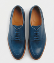 The Como Derby Lace ups - Handcrafted White Leather Apron-Toe Derbys for Men