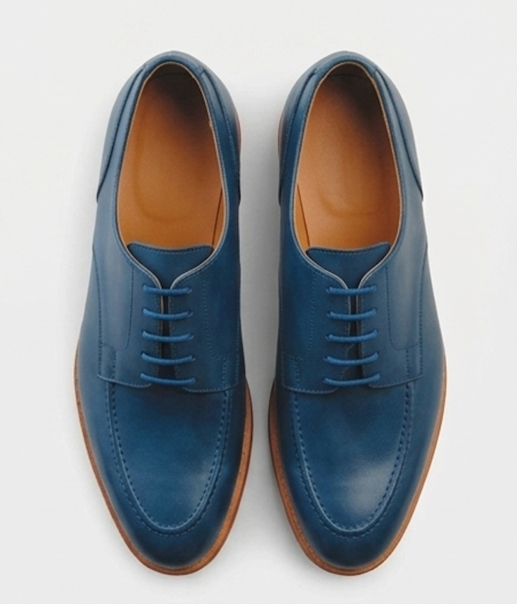 The Como Derby Lace ups - Handcrafted White Leather Apron-Toe Derbys for Men
