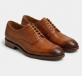The Treviso Derby Lace ups - Handcrafted Navy Blue Leather Derby Shoes for Men