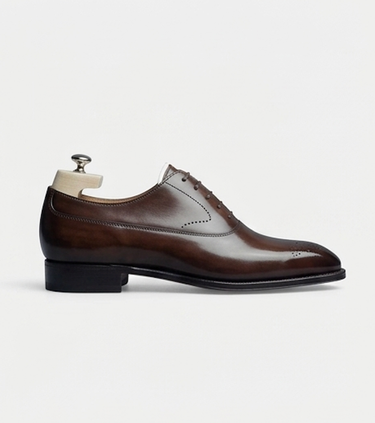 The Siena Oxfords Lace ups - Handcrafted Blue Leather Wingtip Oxfords for Men