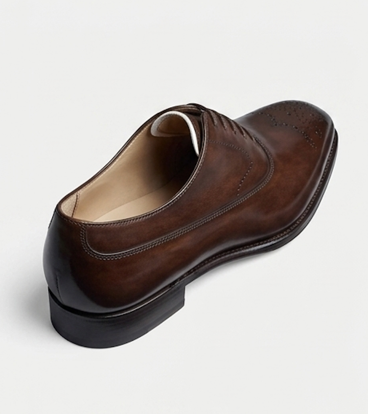 The Siena Oxfords Lace ups - Handcrafted Blue Leather Wingtip Oxfords for Men