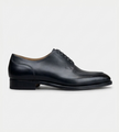 The Bergamo Derby - Handcrafted Elegant Tan Patina Leather Derby Shoes for men