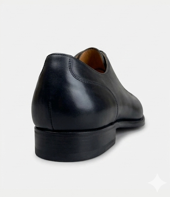The Bergamo Derby - Handcrafted Elegant Tan Patina Leather Derby Shoes for men
