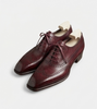 The Varese Oxfords Lace ups - Handcrafted Burnished Brown Leather Wingtip Oxford for Men