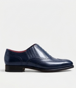 The Carpi Oxfords Lace ups - Handcrafted Black Leather Wingtip Grained Oxford Shoes