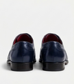 The Carpi Oxfords Lace ups - Handcrafted Black Leather Wingtip Grained Oxford Shoes