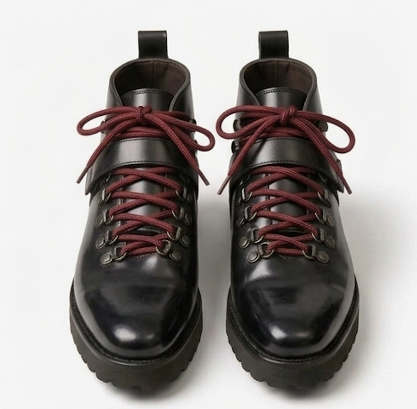 The Novara Lace ups Boots - Handcrafted Brown Leather Urban Boots for men