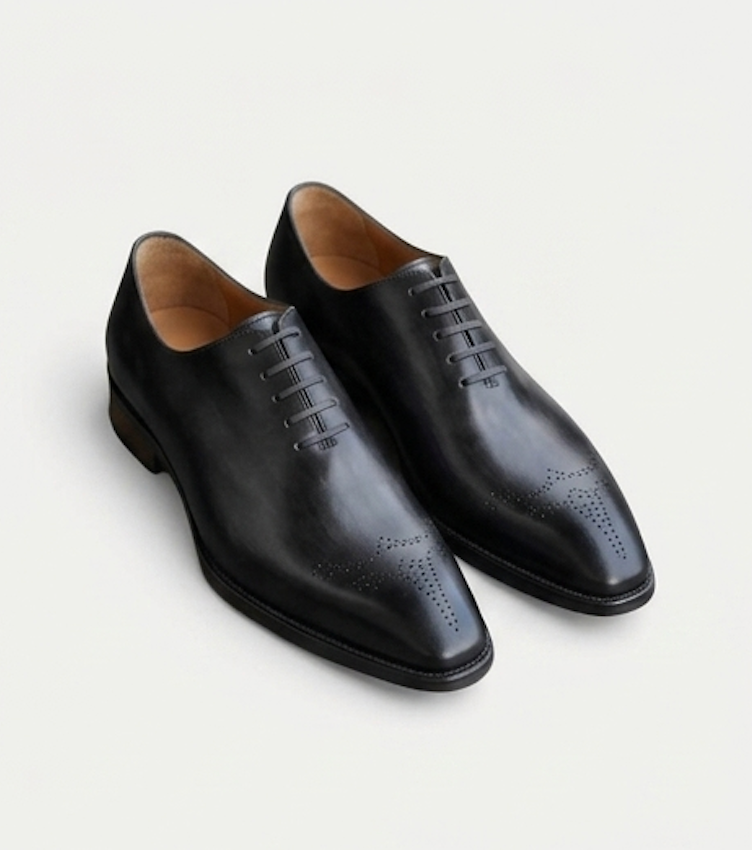 The Sicily Oxfords Lace ups - Handcrafted Brown Leather Wholecut Medallion Oxfords for men