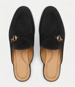 The Forli Slip Ons - Handcrafted Chocolate Brown Suede Leather Mixed Mules for Men