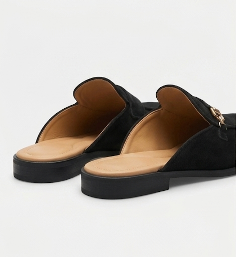 The Forli Slip Ons - Handcrafted Chocolate Brown Suede Leather Mixed Mules for Men