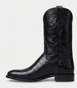 The Varese Cow boy Boots - Handcrafted Brown Croco-Textured Leather Western Boots for Men