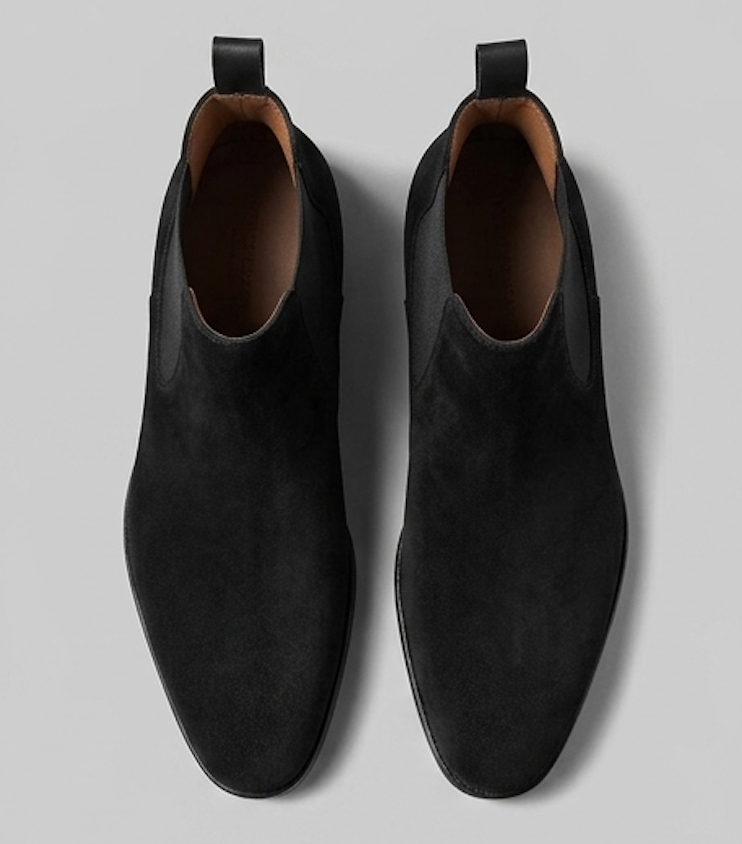 The Ragusa Chelsea Boots - Handcrafted Dark Tan Suede Chelsea Boots for Men
