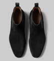 The Ragusa Chelsea Boots - Handcrafted Dark Tan Suede Chelsea Boots for Men