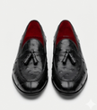 The Tuscany Loafers - Handcrafted Yellow Ostrich-Texture Leather Loafers for Men