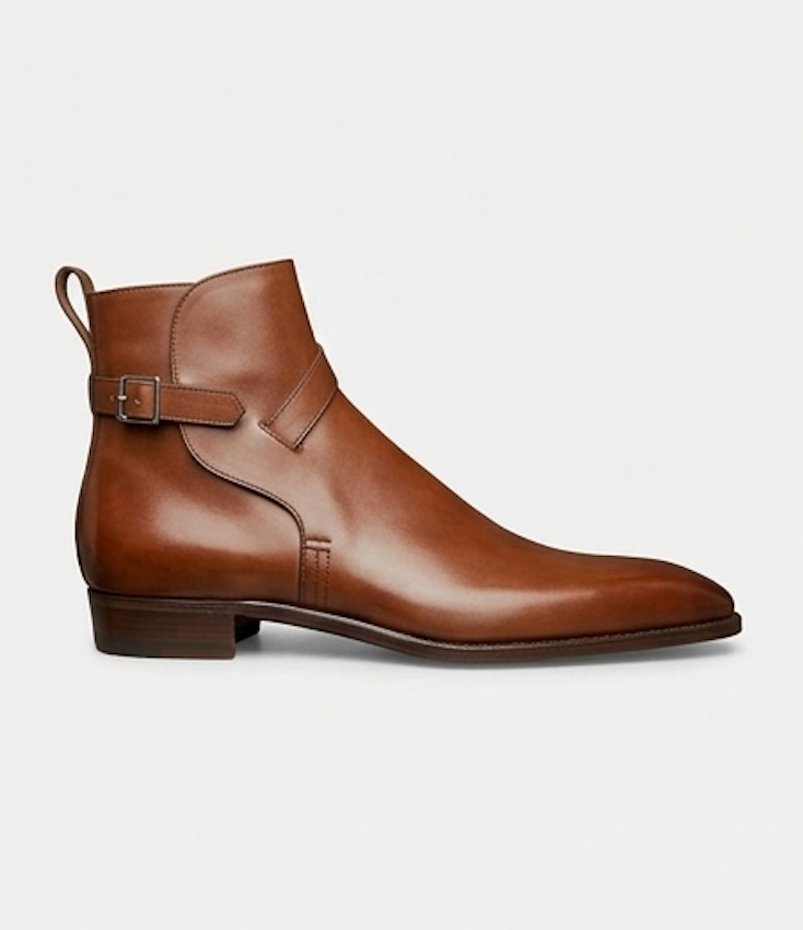 The Marche Chelsea Boots - High-Ankle Black Leather Monk Strap Dress Boots for men