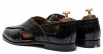 The Livorno Peshawri – Handcrafted Black Leather Peshawri for Men
