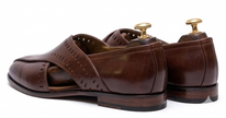 The Livorno Peshawri – Handcrafted Black Leather Peshawri for Men