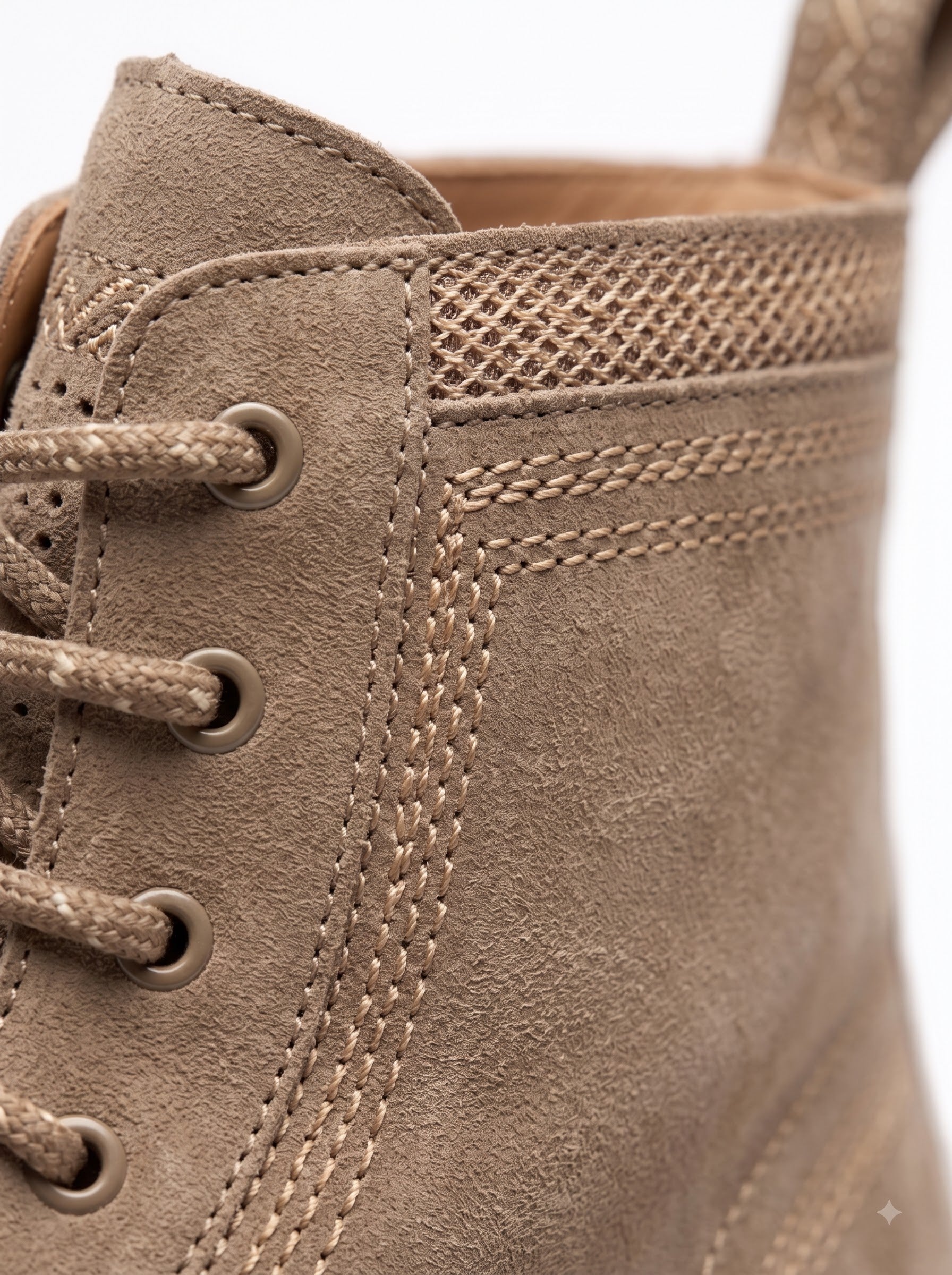 The Aosta Tortora Suede Combat Boot