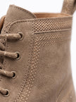 The Aosta Tortora Suede Combat Boot